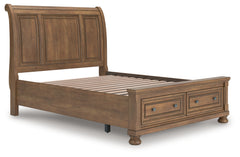 Orleans Furniture - Ashley Furniture - Feddinger Bedroom - California King Sleigh Bed / Medium Brown - PCB779B16