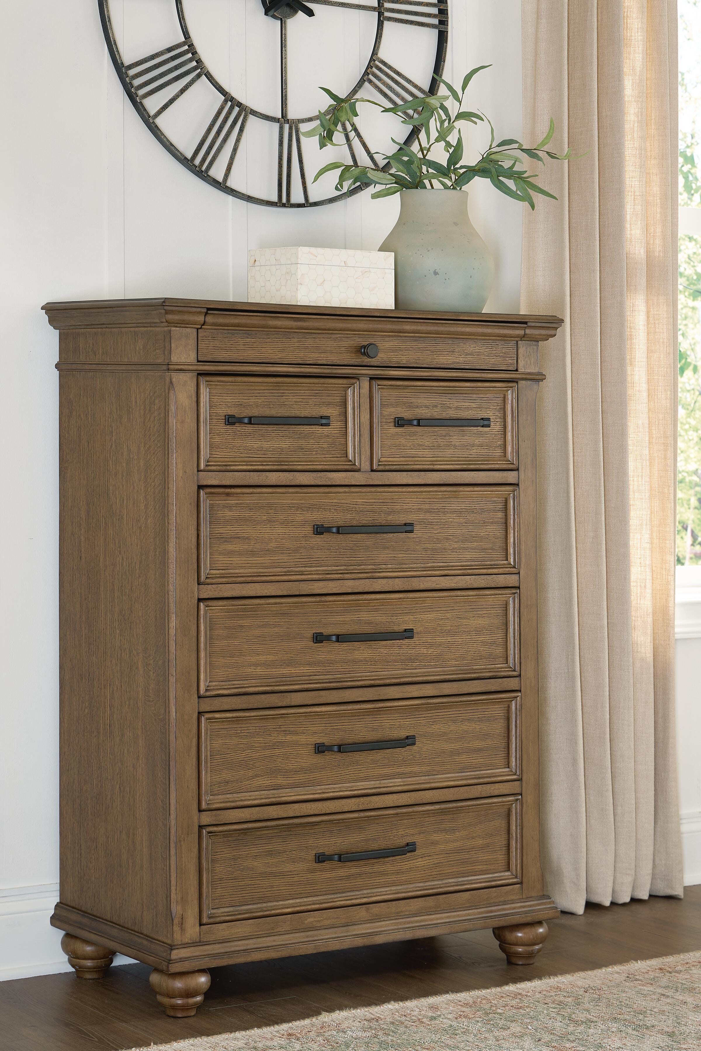 Orleans Furniture - Ashley Furniture - Karallin Bedroom - Seven Drawer Chest - PCB782-46