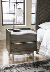 Orleans Furniture - Ashley Furniture - Arkenton Bedroom - Queen Panel Bed / Grayish Brown - B786B2
