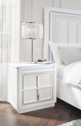 Orleans Furniture - Ashley Furniture - Chalanna Bedroom - Two Drawer Night Stand / White - B822-92