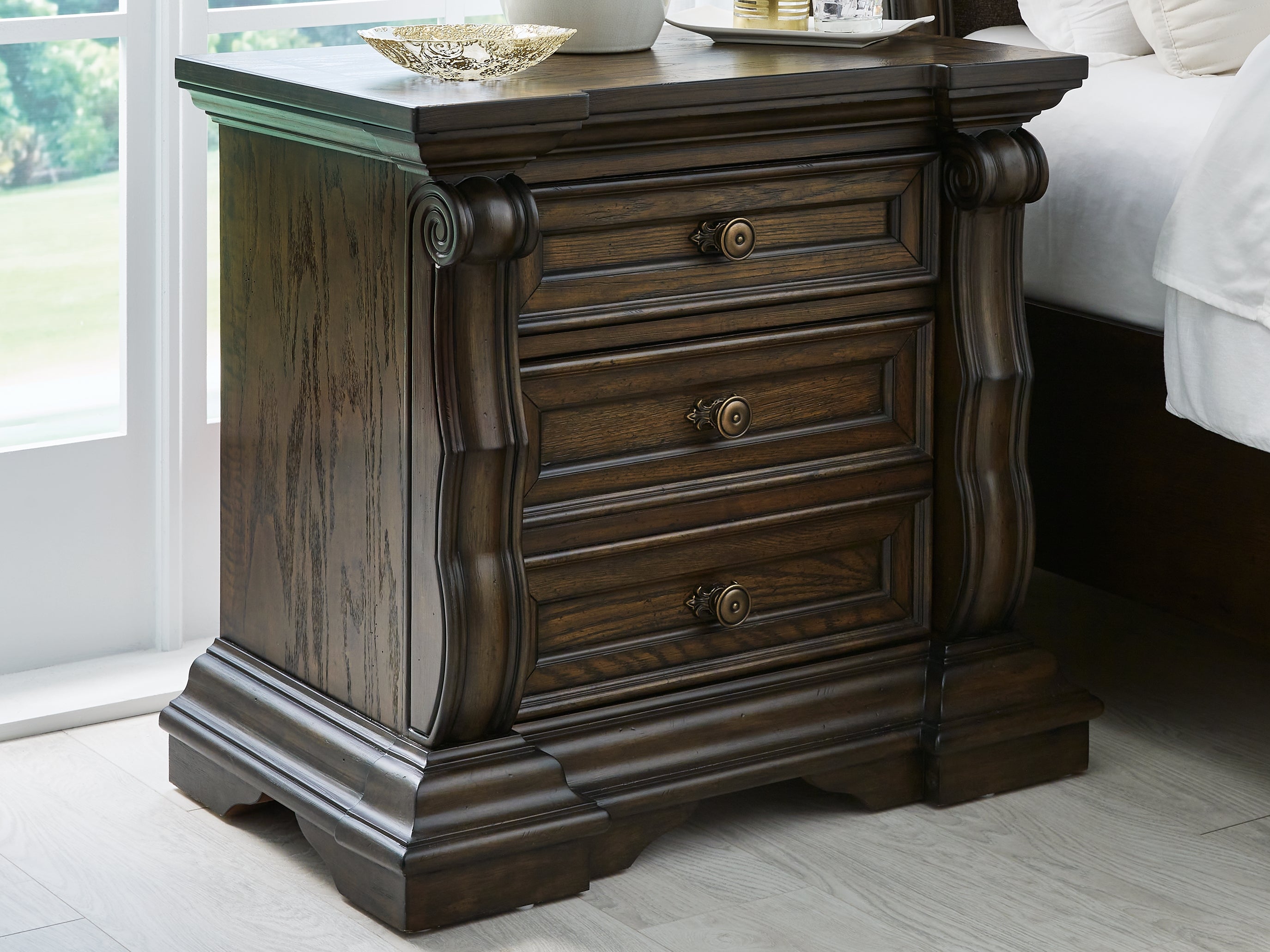 Orleans Furniture - Ashley Furniture - Maylee Bedroom - Dresser and Mirror / Dark Brown - B947B1