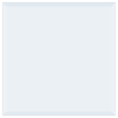 24x24-inch 6mm Rectangular Clear Tempered Glass Top