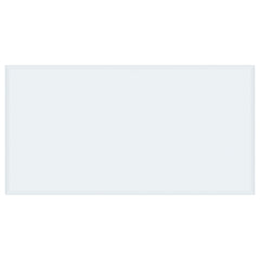 52x27-inch 6mm Rectangular Clear Tempered Glass Top