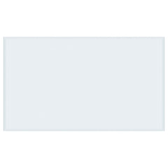 60x36-inch 6mm Rectangular Clear Tempered Glass Top