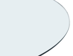 48-inch 10mm Round Clear Tempered Glass Top
