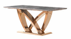 D2295 7 Piece Marble Top Dining Table