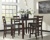 Orleans Furniture - Ashley Furniture - Coviar Dining Room - Dining Room Table Set (6/CN) / Brown - D385-325