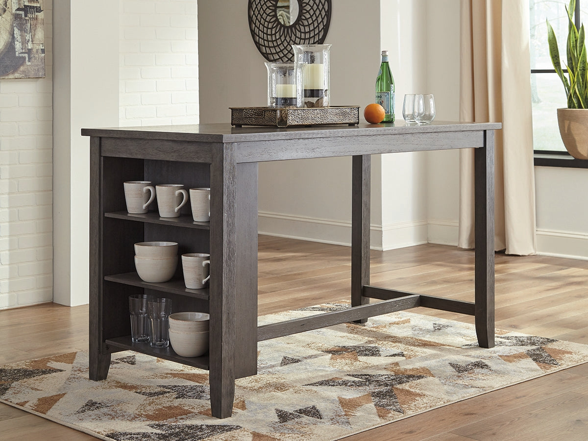 Orleans Furniture - Ashley Furniture - Caitbrook Dining Room - RECT DRM Counter TBL Set(7/CN) / Gray - D388-423