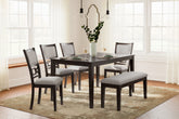 Orleans Furniture - Ashley Furniture - Langwest Dining Room - Dining Room Table Set (6/CN) / Brown - D422-325