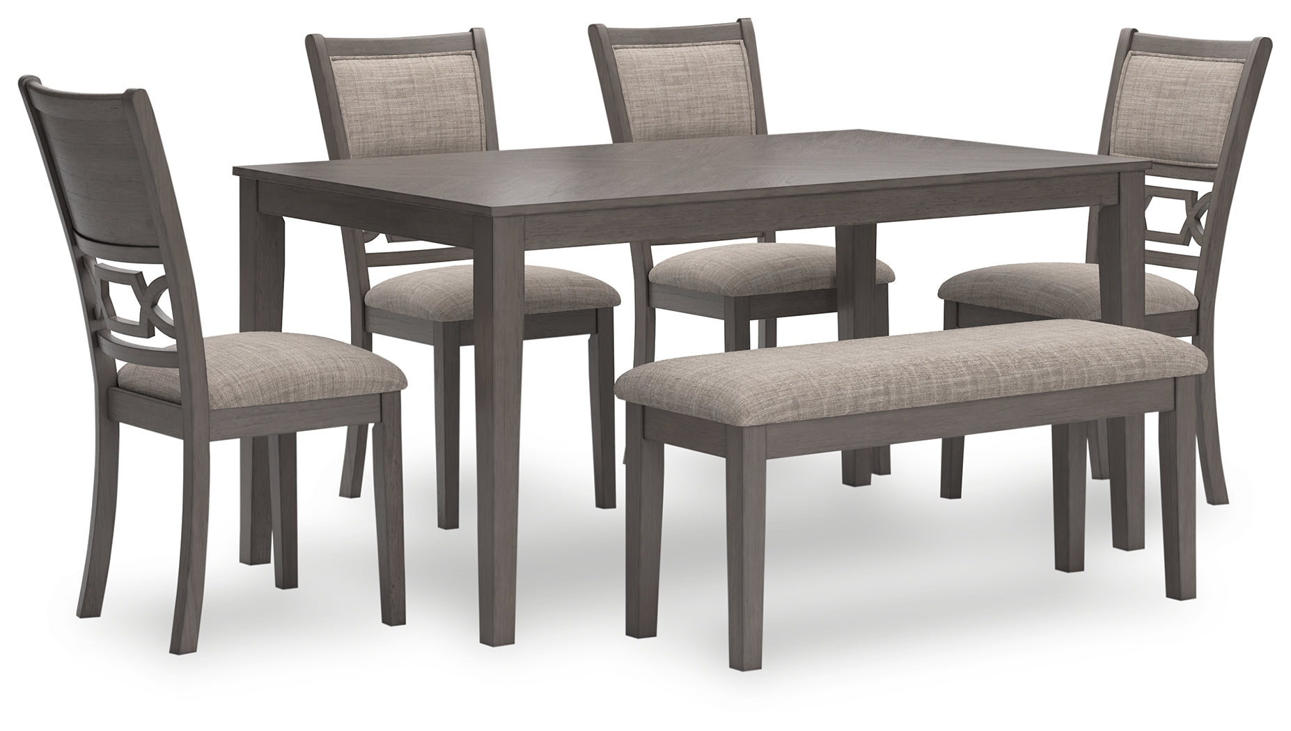 Orleans Furniture - Ashley Furniture - Wrenning Dining Room - DRM Counter Table Set (5/CN) / Gray - D425-223