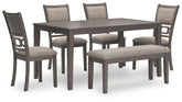 Orleans Furniture - Ashley Furniture - Wrenning Dining Room - DRM Counter Table Set (5/CN) / Gray - D425-223