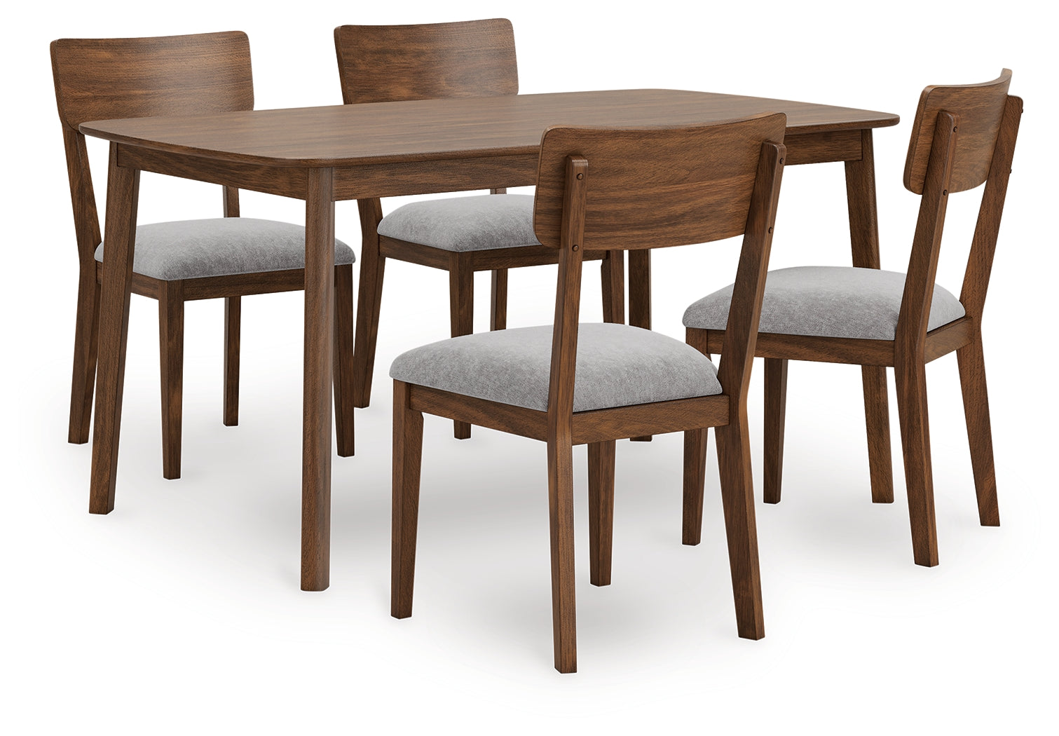Orleans Furniture - Ashley Furniture - Tameride Dining Table and 4 Chairs (Set of 5) - Dining Room Table Set (5/CN) / Brown - PCD609-225
