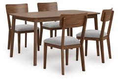 Orleans Furniture - Ashley Furniture - Tameride Dining Table and 4 Chairs (Set of 5) - Dining Room Table Set (5/CN) / Brown - PCD609-225
