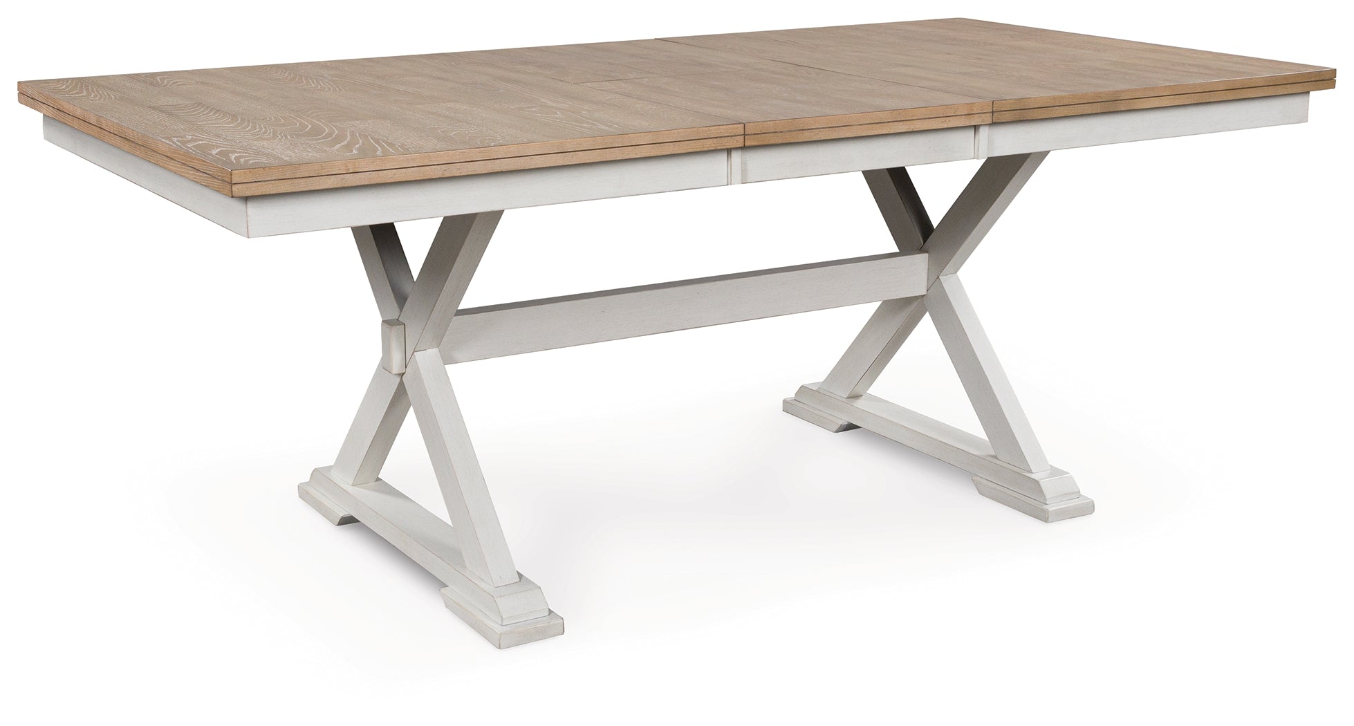 Orleans Furniture - Ashley Furniture - Purlaney Dining Butterfly Extension Table - RECT DRM Butterfly EXT Table / Antique White/Natural - PCD627-35