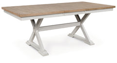Orleans Furniture - Ashley Furniture - Purlaney Dining Butterfly Extension Table - RECT DRM Butterfly EXT Table / Antique White/Natural - PCD627-35