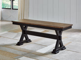 Orleans Furniture - Ashley Furniture - Wildenauer Dining Room - Dining Room Buffet / Brown/Black / 59"W x 18"D x 37"H - D634-80