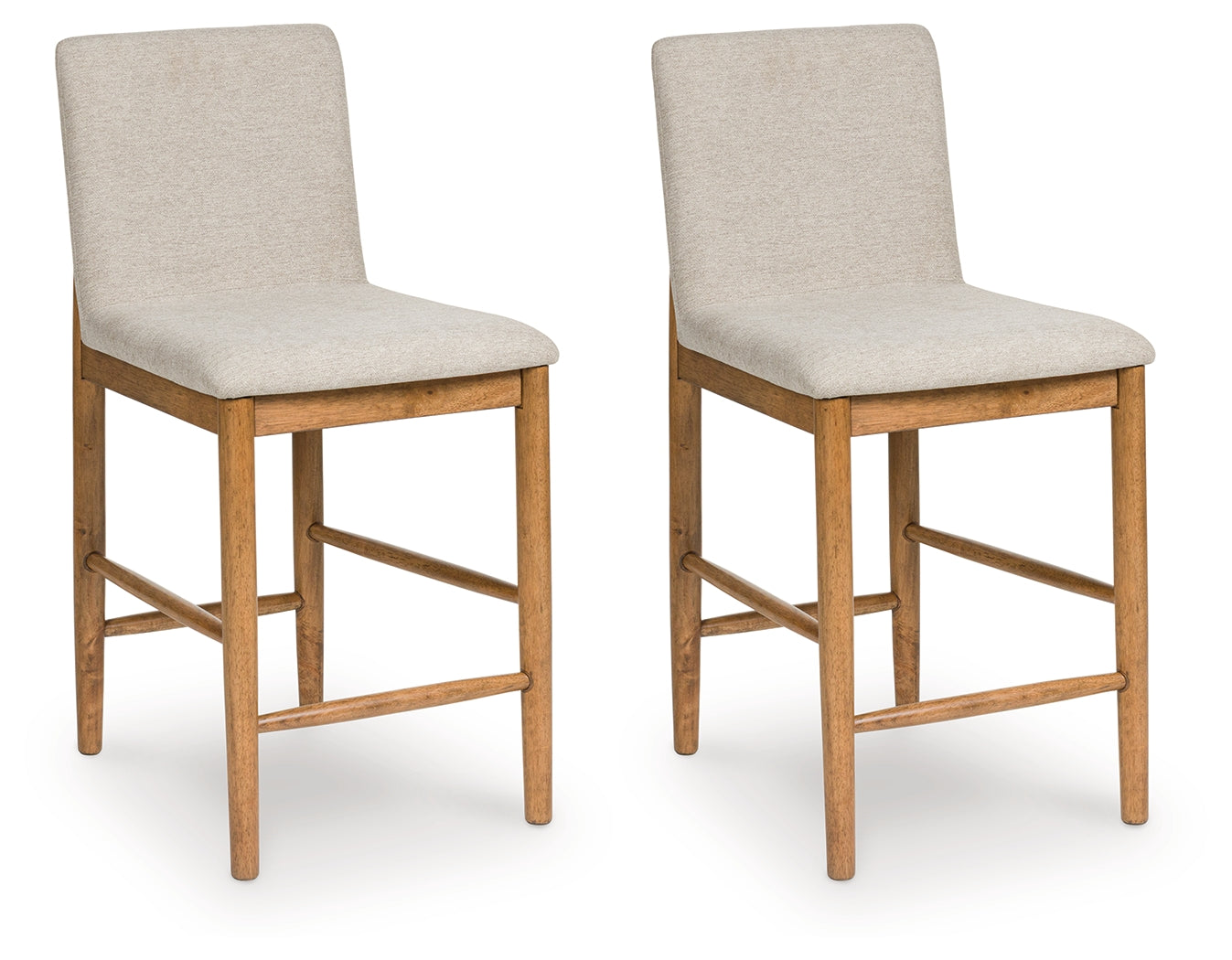 Orleans Furniture - Ashley Furniture - Isanti Dining Room - Counter Height Barstool (Set of 2) / Light Brown - D752-124X2