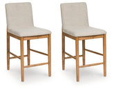 Orleans Furniture - Ashley Furniture - Isanti Dining Room - Counter Height Barstool (Set of 2) / Light Brown - D752-124X2
