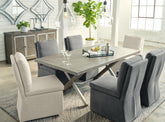 Orleans Furniture - Ashley Furniture - Krystanza Dining Room - Rectangular Dining Room Table / Weathered Gray - D766-25