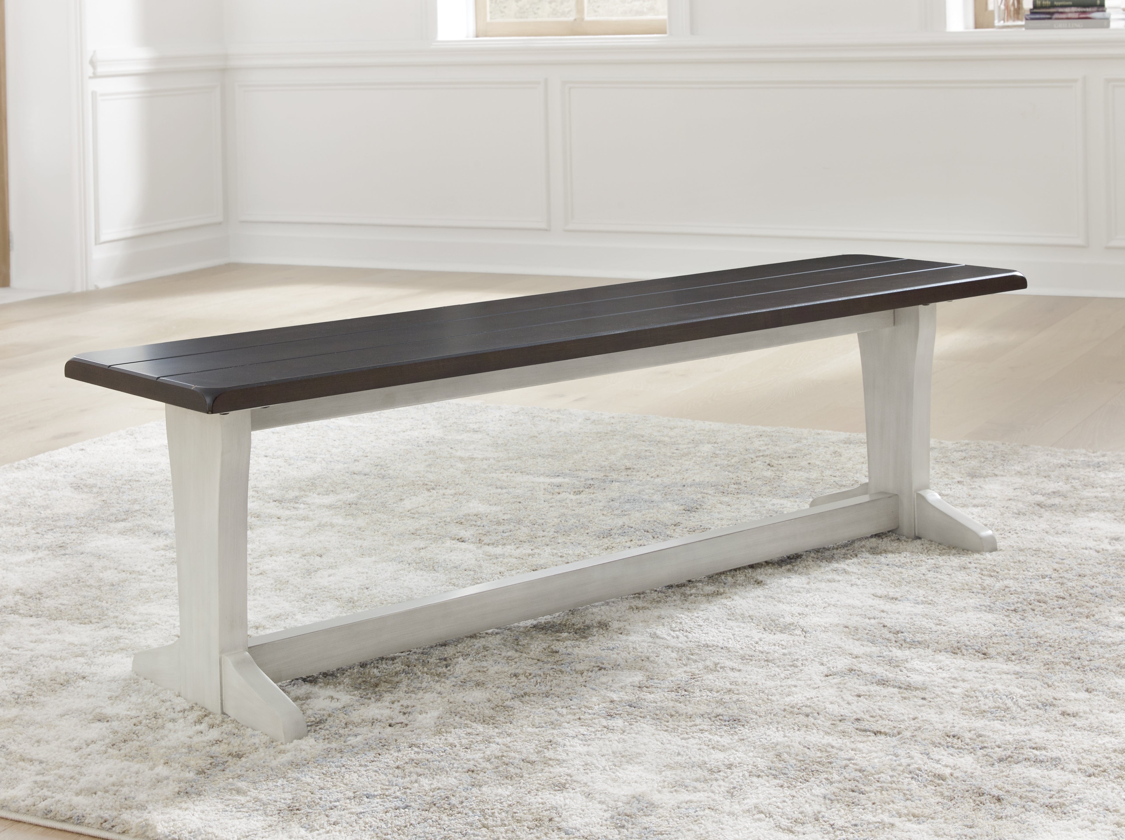 Orleans Furniture - Ashley Furniture - Darborn Dining Room - Dining Table / Gray/Brown / 40"W x 78"D x 30"H - D796D3