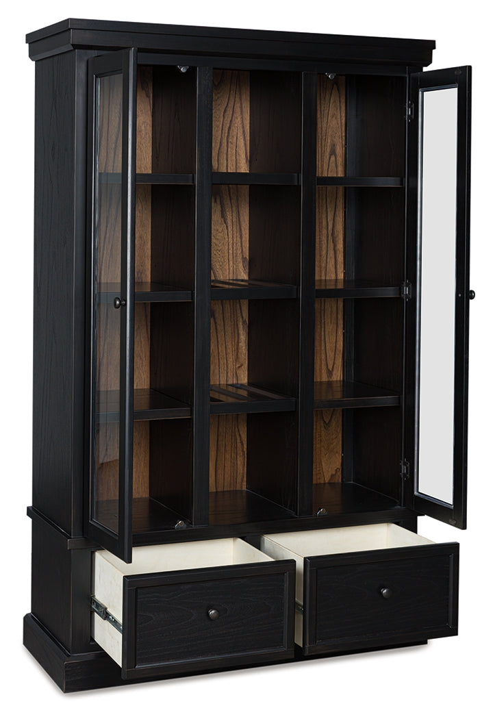 Orleans Furniture - Ashley Furniture - Greddinton Curio - Curio / Black/Brown - PCD824-186