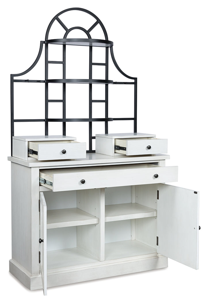 Orleans Furniture - Ashley Furniture - Greddinton Baker's Rack - Baker's Rack / White - PCD824D1