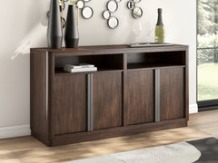 Orleans Furniture - Ashley Furniture - Dilenno Dining Server - Dining Room Server / Dark Brown - PCD857-60