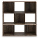 Orleans Furniture - Ashley Furniture - Shallifer Nine Cube Organizer - Nine Cube Organizer / Brown - EA1104-3X3