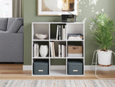 Orleans Furniture - Ashley Furniture - Onita Nine Cube Organizer - Nine Cube Organizer / White - EA9630-3X3