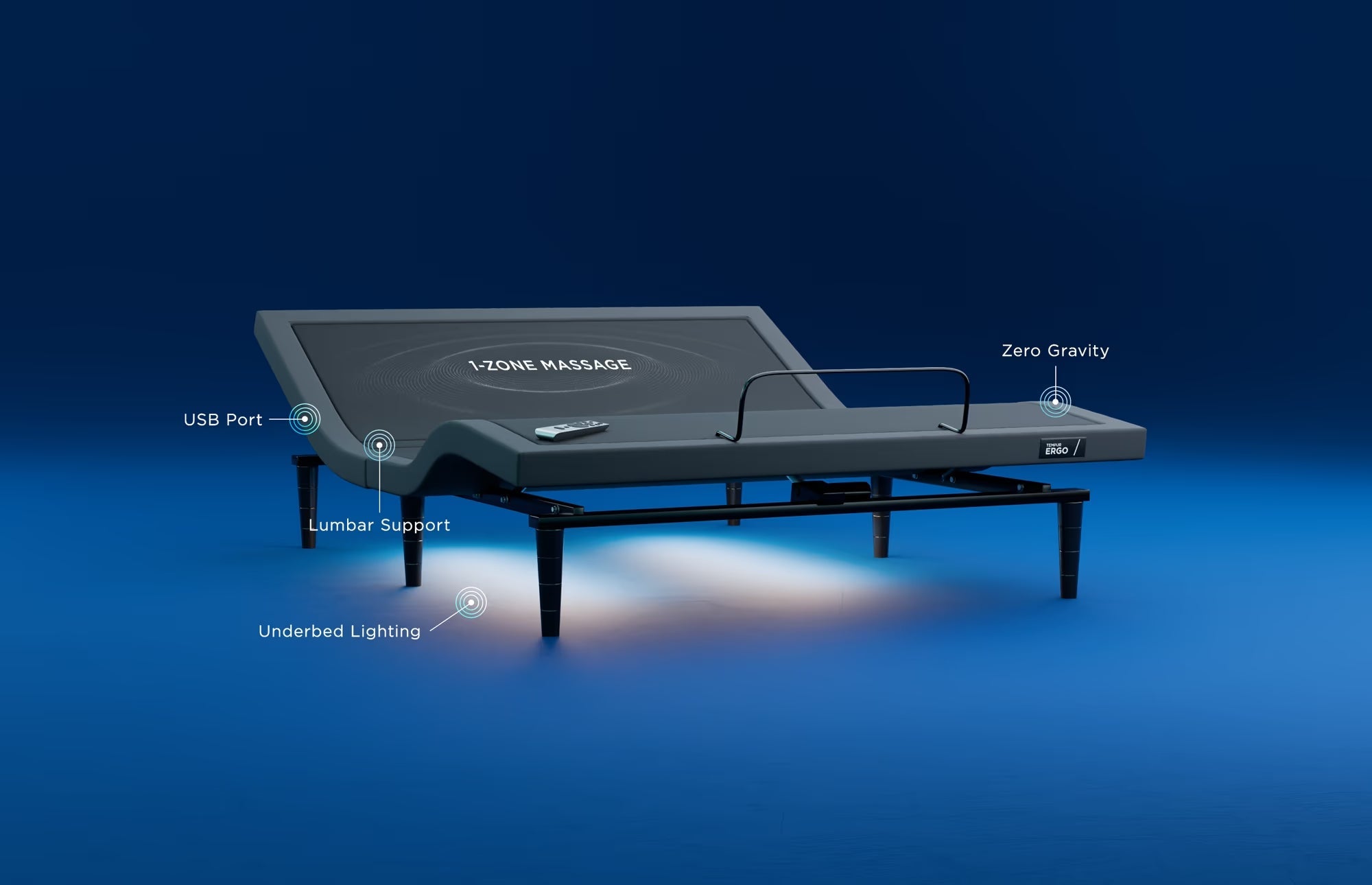 2023 TEMPUR-Ergo® 3.0 Base Twin XL Adjustable Base