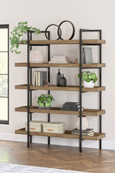 Orleans Furniture - Ashley Furniture - Montia Bookcase - Bookcase / Light Brown - H632-70
