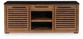 Orleans Furniture - Ashley Furniture - Kallari Bookcase - Credenza / Warm Brown/Black - H737-60