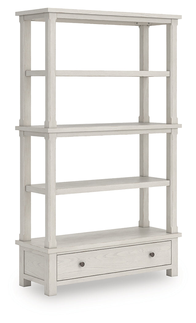 Orleans Furniture - Ashley Furniture - Robbinsdale Bookcase - Bookcase / Antique White - H742-70