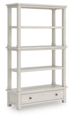 Orleans Furniture - Ashley Furniture - Robbinsdale Bookcase - Bookcase / Antique White - H742-70