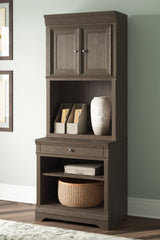 Orleans Furniture - Ashley Furniture - Janismore Bookcase - Bookcase / Weathered Gray - H776H7
