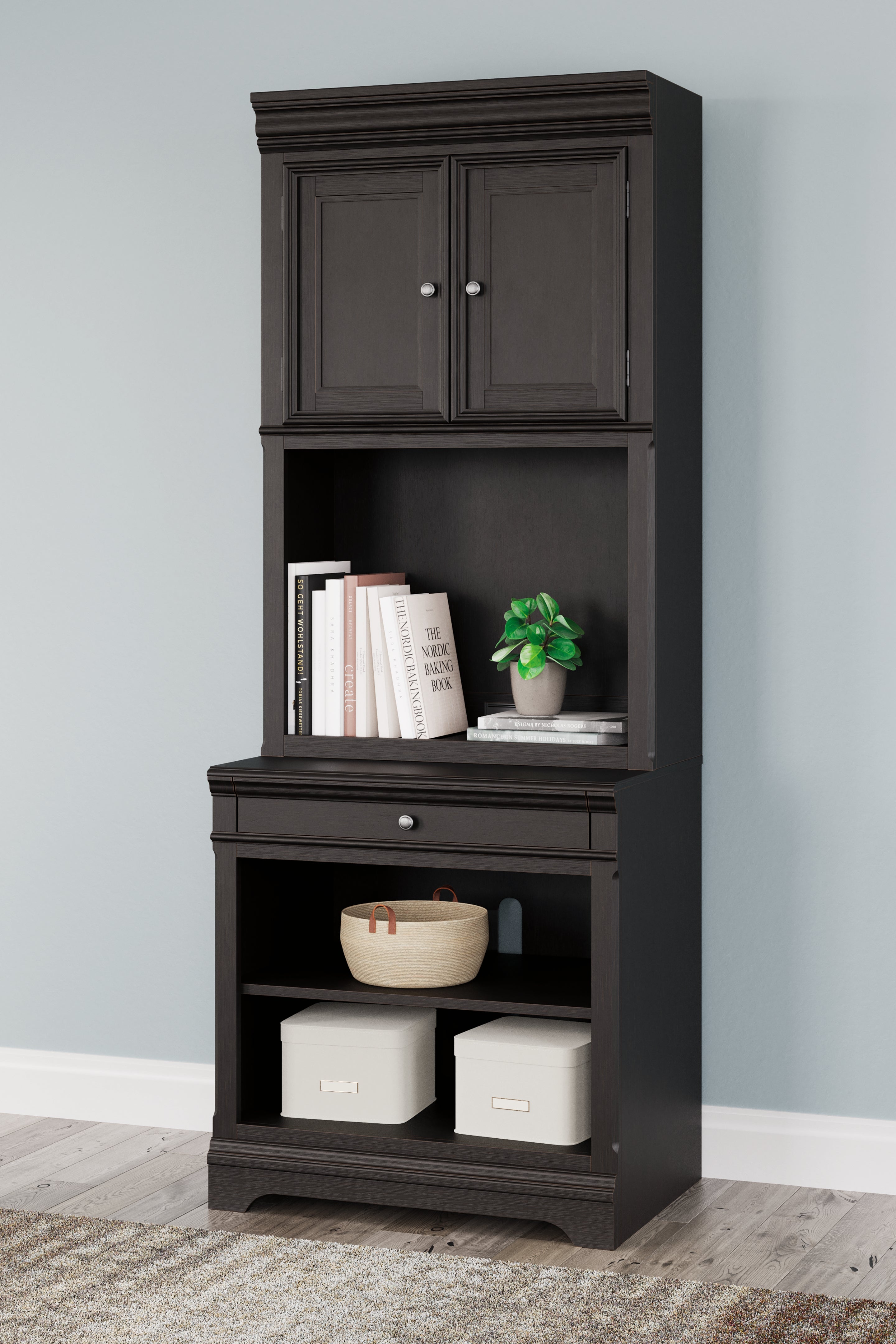 Orleans Furniture - Ashley Furniture - Beckincreek Bookcase - Bookcase / Black - H778H7