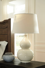 Orleans Furniture - Ashley Furniture - Saffi Lighting - Table Lamp (Set of 2) / Cream - L100074X2