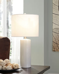 Orleans Furniture - Ashley Furniture - Steuben Lighting - Ceramic Table Lamp (Set of 2) / White - L177904