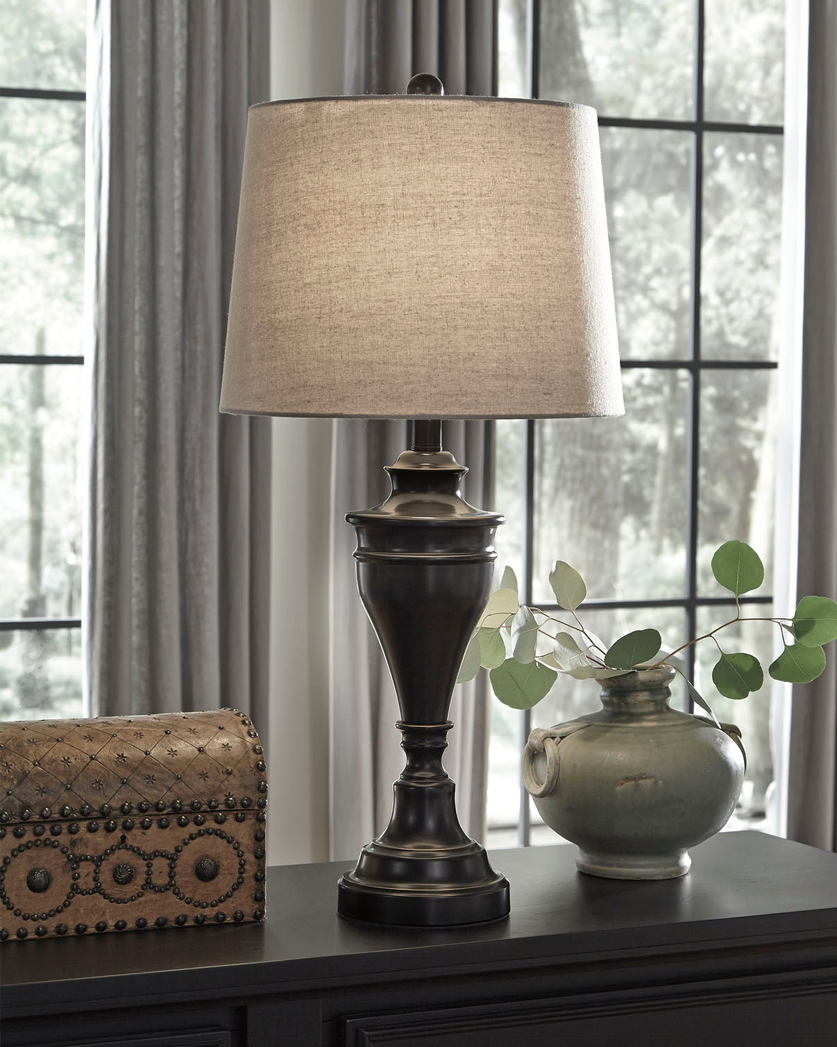Orleans Furniture - Ashley Furniture - Darlita Lighting - Metal Table Lamp (Set of 2) / Bronze Finish - L204024