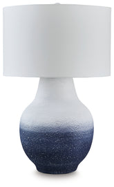 Orleans Furniture - Ashley Furniture - Dashland Lighting - Metal Table Lamp (1/CN) / White/Navy - L207514