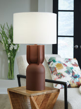 Orleans Furniture - Ashley Furniture - Rowandale Lighting - Metal Table Lamp (1/CN) / Brick Red - L207534