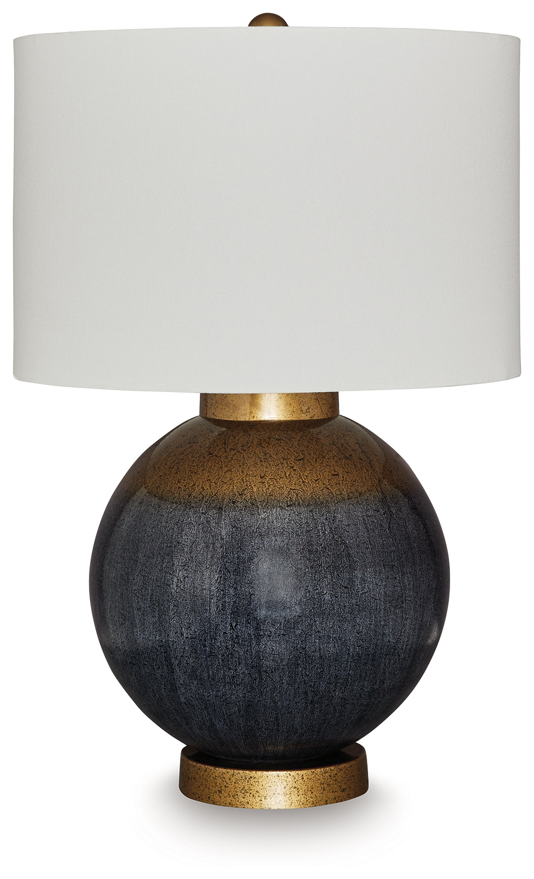 Orleans Furniture - Ashley Furniture - Adara Lighting - Metal Table Lamp (1/CN) / Blue/Gold Finish - L207564