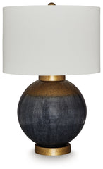 Orleans Furniture - Ashley Furniture - Adara Lighting - Metal Table Lamp (1/CN) / Blue/Gold Finish - L207564