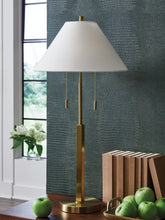 Orleans Furniture - Ashley Furniture - Haigwood Lighting - Metal Table Lamp (1/CN) / Gold Finish - L208474