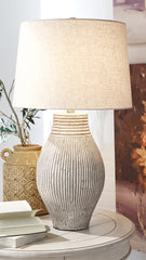 Orleans Furniture - Ashley Furniture - Layal Lighting - Table Lamp (Set of 2) / Beige - L235634X2
