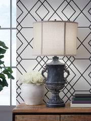 Orleans Furniture - Ashley Furniture - Morvanford Lighting - Poly Table Lamp (1/CN) / Antique Black - L235834