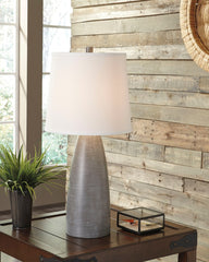 Orleans Furniture - Ashley Furniture - Shavontae Lighting - Poly Table Lamp (Set of 2) / Gray - L243004