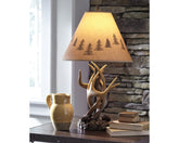 Orleans Furniture - Ashley Furniture - Derek Lighting - Poly Table Lamp (Set of 2) / Brown - L316984