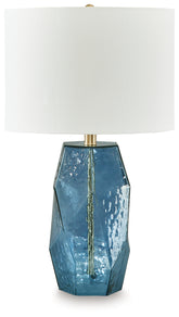 Orleans Furniture - Ashley Furniture - Tallow Lighting - Glass Table Lamp (1/CN) / Blue - L430854