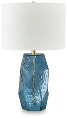 Orleans Furniture - Ashley Furniture - Tallow Lighting - Glass Table Lamp (1/CN) / Blue - L430854